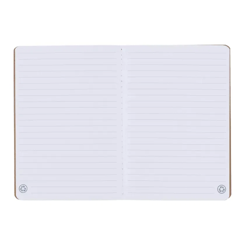 Custom Recycled Pocket Notebook - 5"X7" (30 Pages, FSC® Mix) — view 2