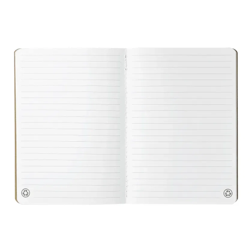 Custom Recycled Pocket Notebook - 5"X7" (30 Pages, FSC® Mix) — view 3
