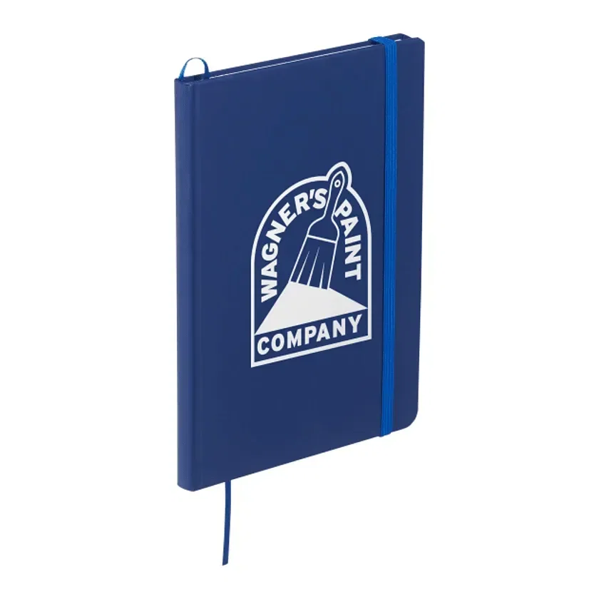 Custom Bullet Notebook with Elastic Closure (5"x7") — view 10
