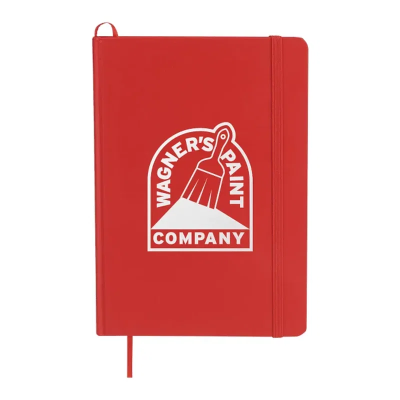 Custom Bullet Notebook with Elastic Closure (5"x7") — view 11