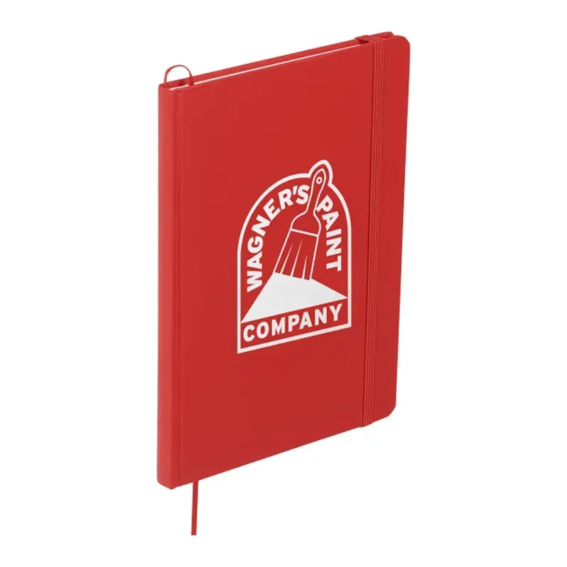 Custom Bullet Notebook with Elastic Closure (5"x7") — view 17