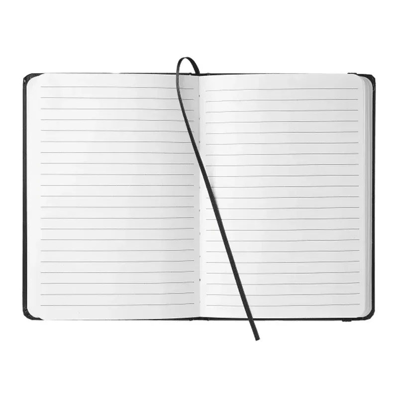 Custom Bullet Notebook with Elastic Closure (5"x7") — view 2