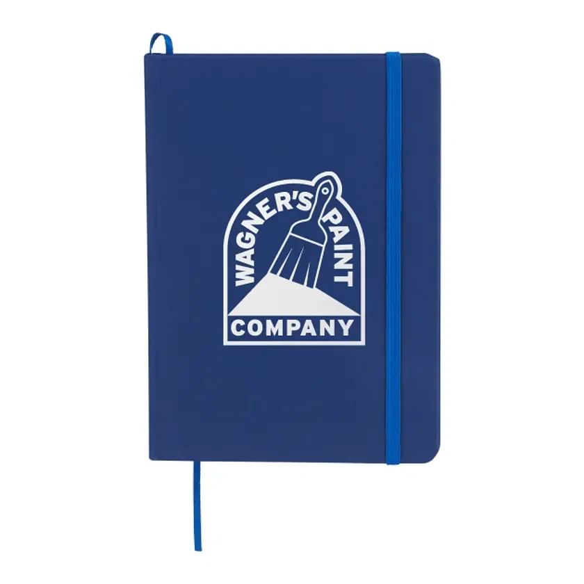 Custom Bullet Notebook with Elastic Closure (5"x7") — view 6
