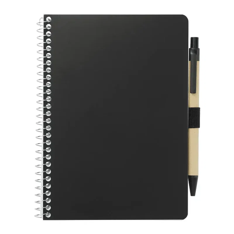 5” x 7” FSC® Mix Spiral Notebook with Pen — view 5