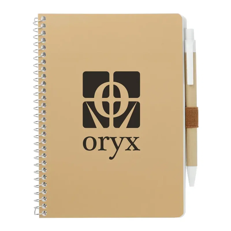 5” x 7” FSC® Mix Spiral Notebook with Pen — view 6