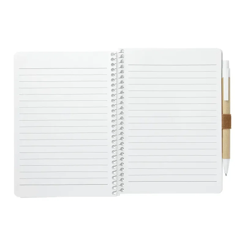 5” x 7” FSC® Mix Spiral Notebook with Pen — view 7
