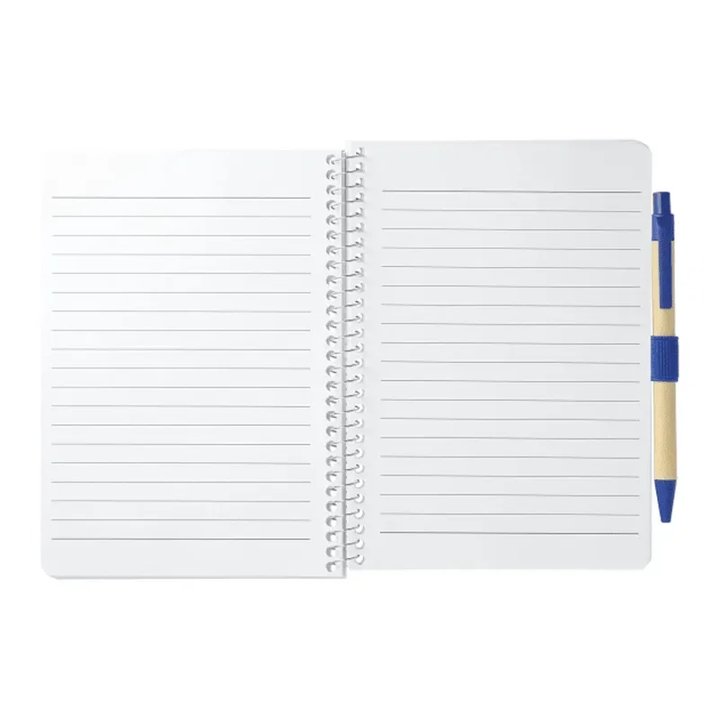 5” x 7” FSC® Mix Spiral Notebook with Pen — view 2