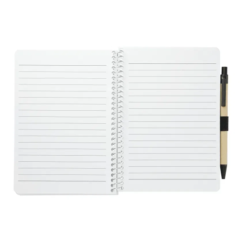5” x 7” FSC® Mix Spiral Notebook with Pen — view 4