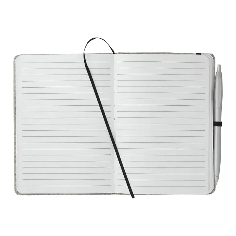 Custom Recycled Cotton Bound Notebook - 5"x7" (60 Pages) — view 6