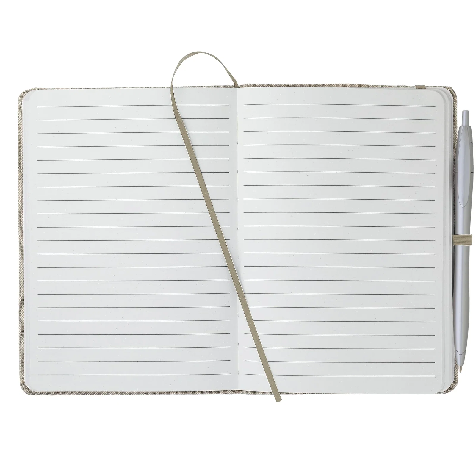 Custom Recycled Cotton Bound Notebook - 5"x7" (60 Pages) — view 24