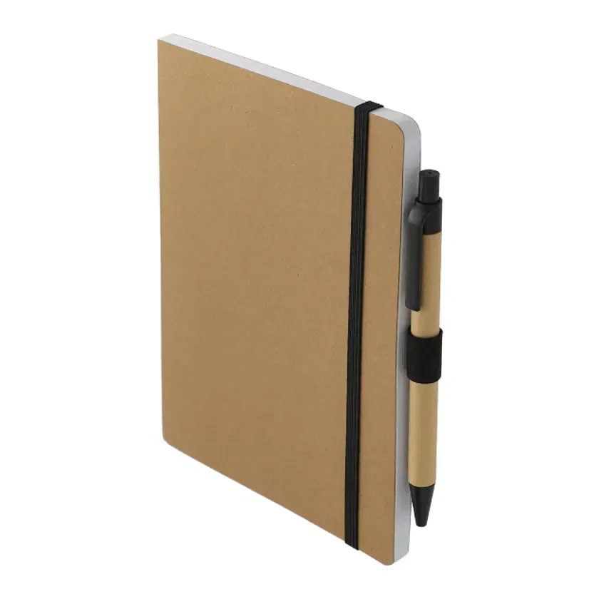 Custom FSC Recycled Notebook and Pen Set - 5" x 7" — view 3