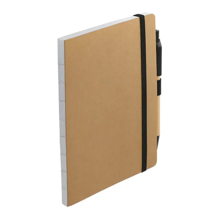 Custom FSC Recycled Notebook and Pen Set - 5" x 7" — view 4