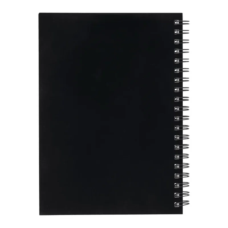 Personalized Mineral Stone Spiral Notebook - 5” x 7” — view 2