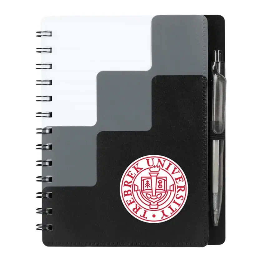 5" x 7" Recycled Pace Spiral Notebook w Pen