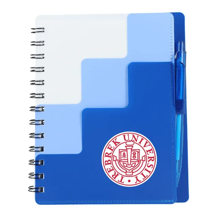 5" x 7" Recycled Pace Spiral Notebook w Pen — view 5