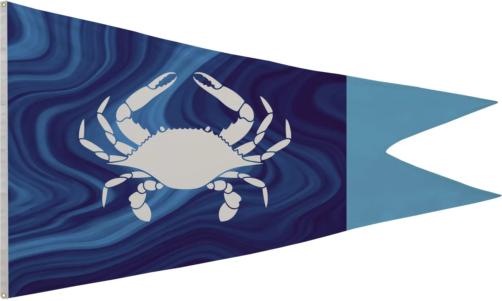 5' x 8' Nylon Burgee Flag Single-Sided — view 2