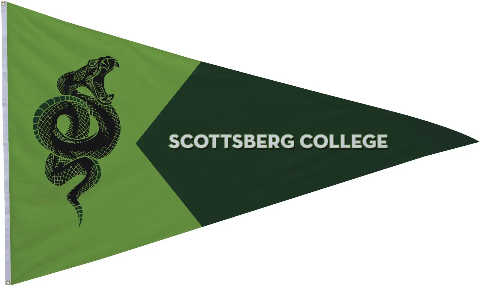 5' x 8' Nylon Pennant Flag Single-Sided — view 3