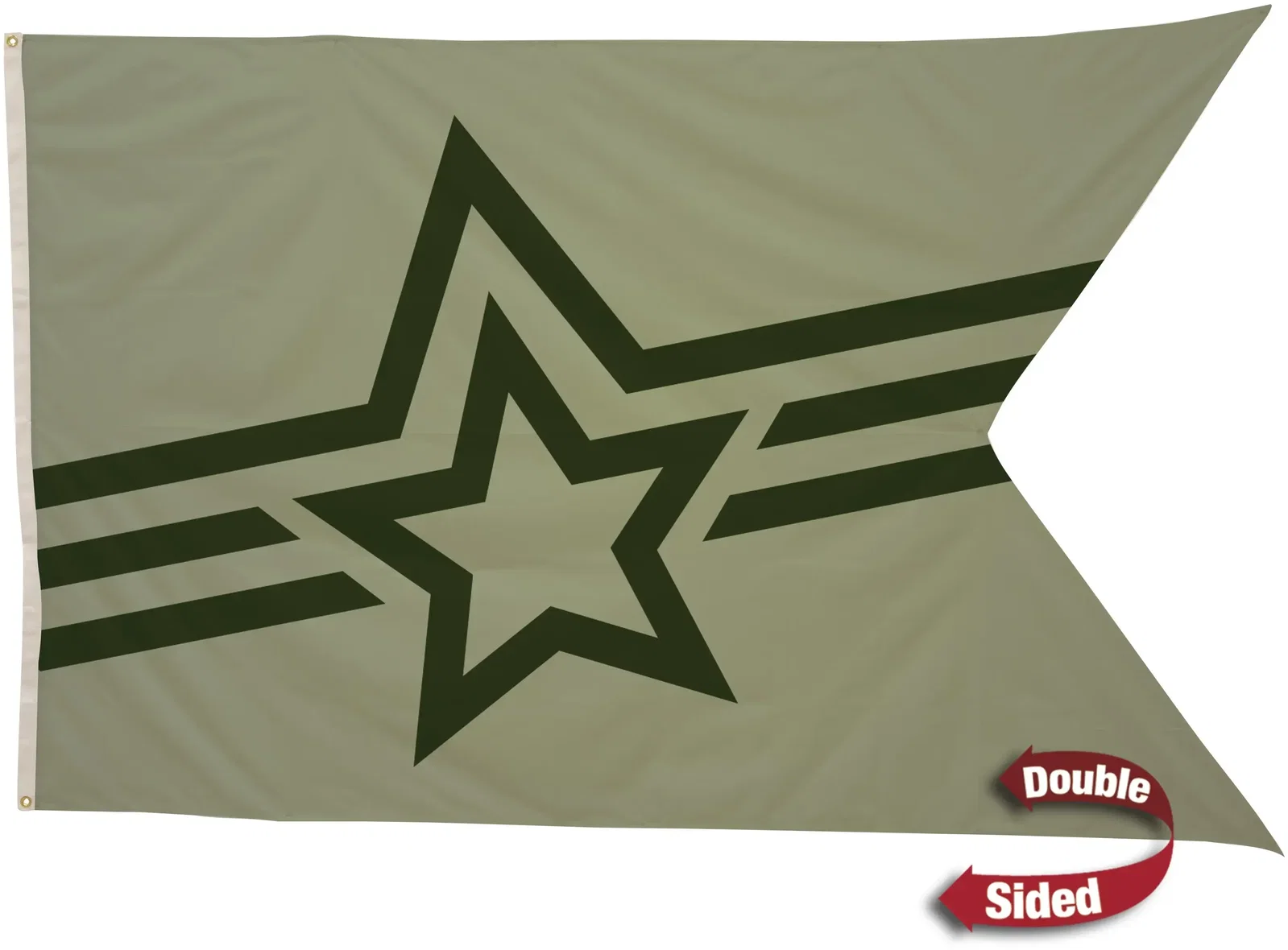 5' x 8' Polyester Guidon Flag Double-Sided — view 2
