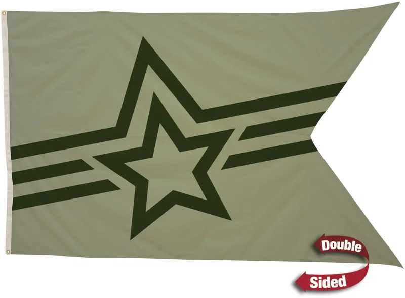 5' x 8' Polyester Guidon Flag Double-Sided — view 2