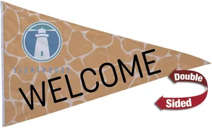 5' x 8' Polyester Pennant Flag Double-Sided