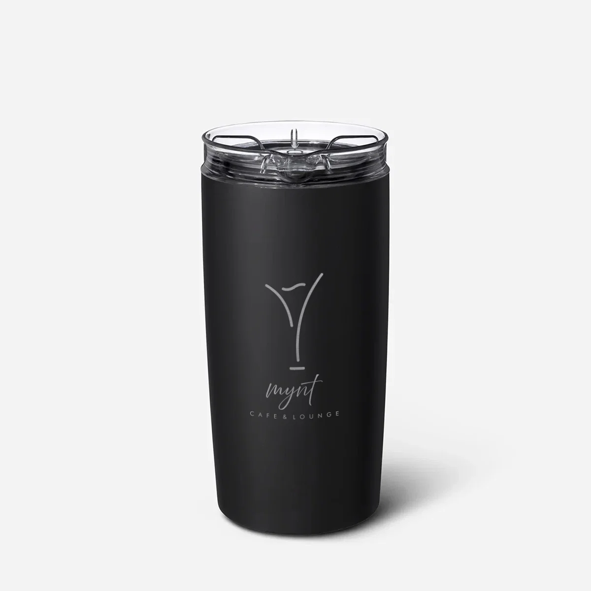 Lid detail at the top of the tall drink holder