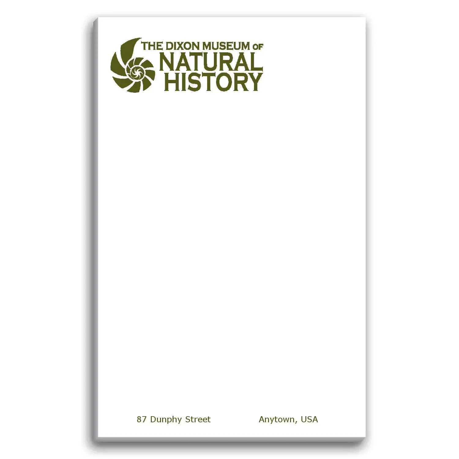 50 Page -1/2 Paper Note Pad - 3-1/2 x 5