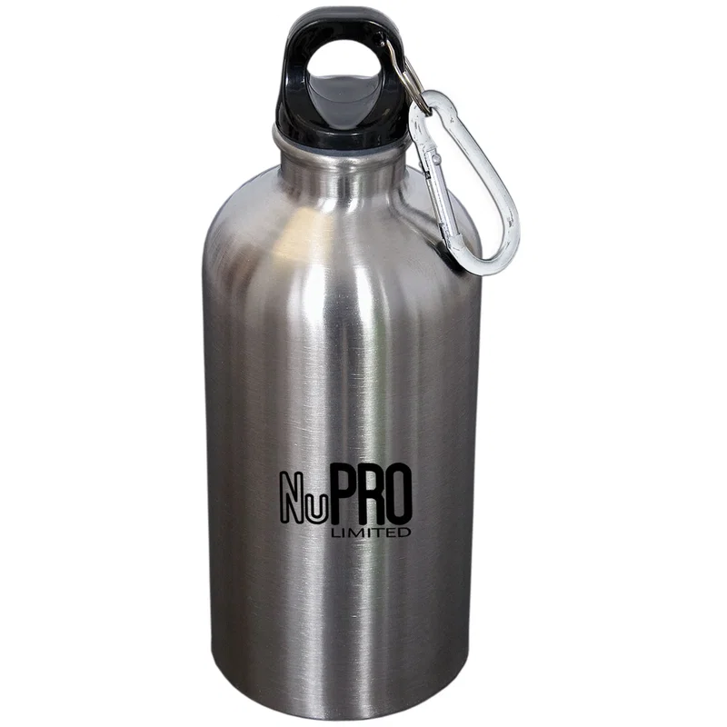 500 Ml (17 Fl. Oz.) Stainless Steel Bottle With Carabiner — view 6
