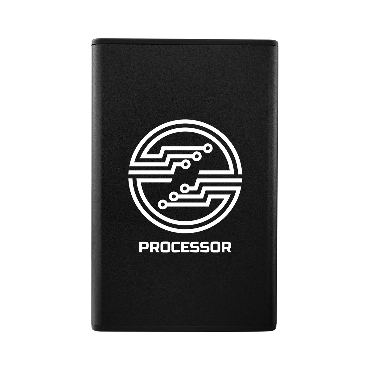 Aluminum casing edge revealing the half-inch thin profile