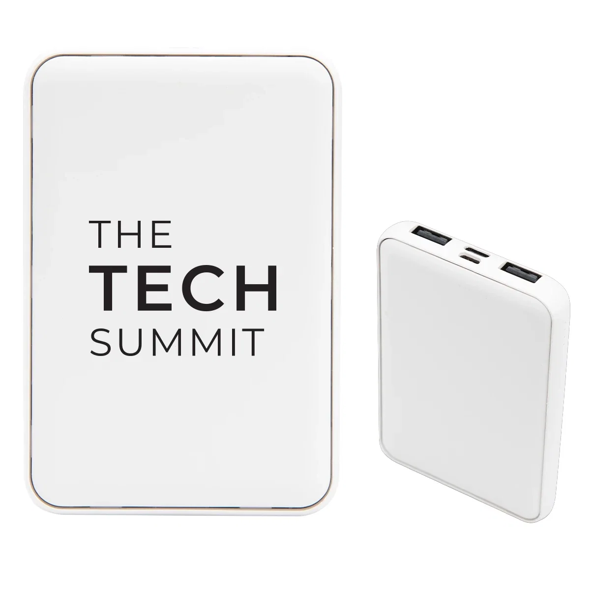 Overhead view of the power bank framed tightly with room to spare