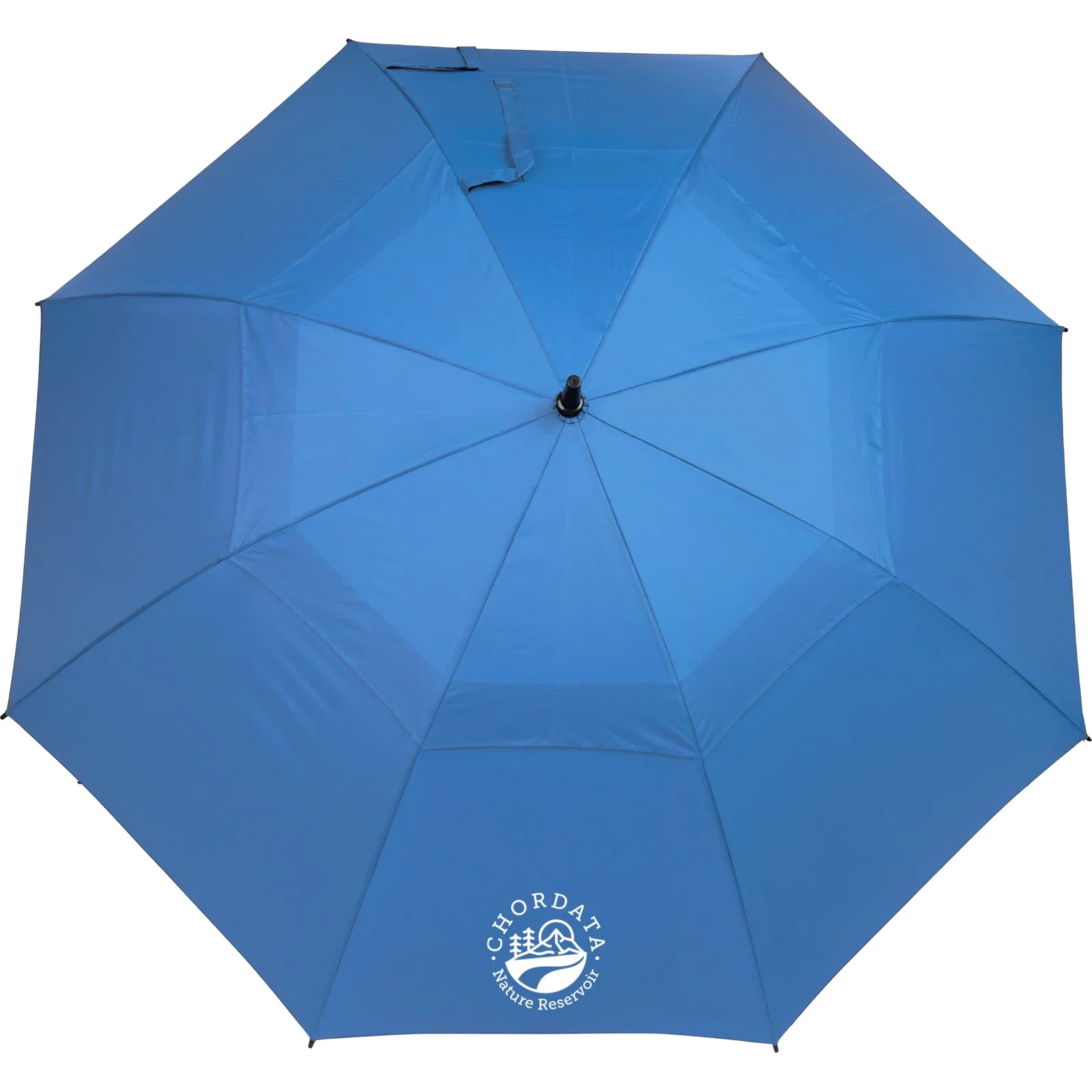 58" Recycled Golf Umbrella with Wooden Handle — view 105