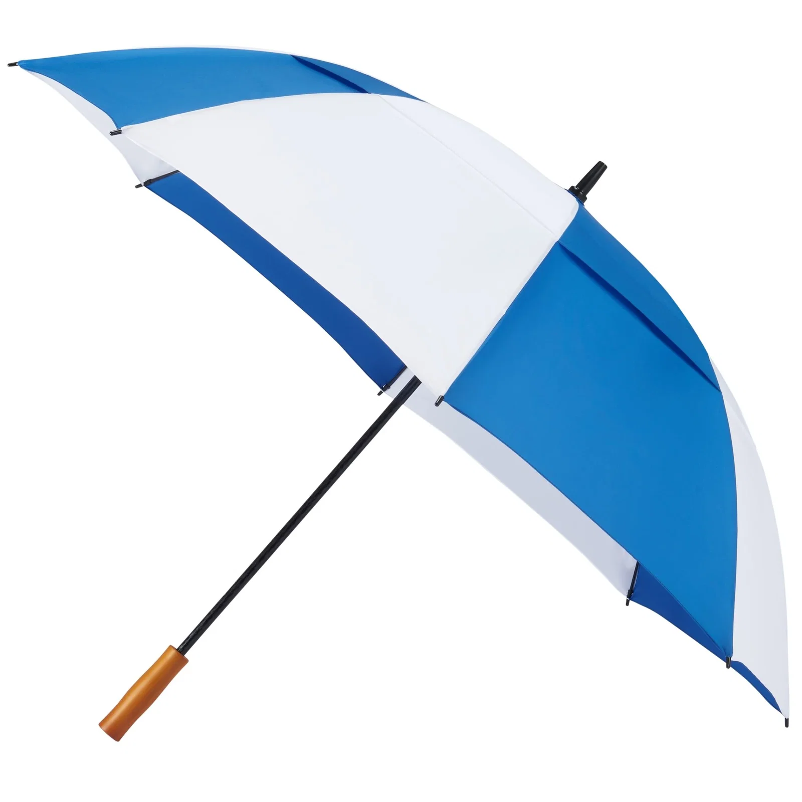 58" Recycled Golf Umbrella with Wooden Handle — view 110
