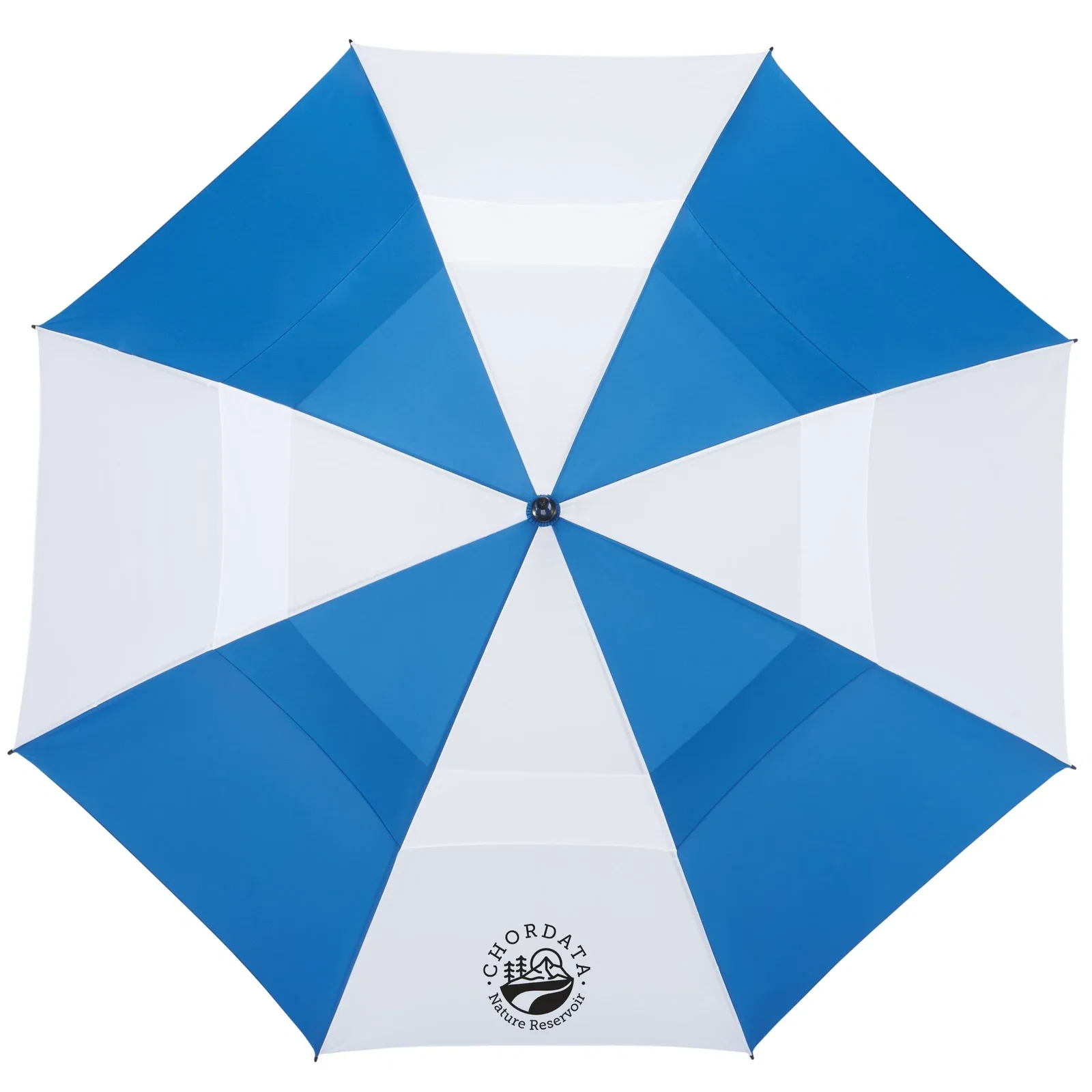 58" Recycled Golf Umbrella with Wooden Handle — view 120