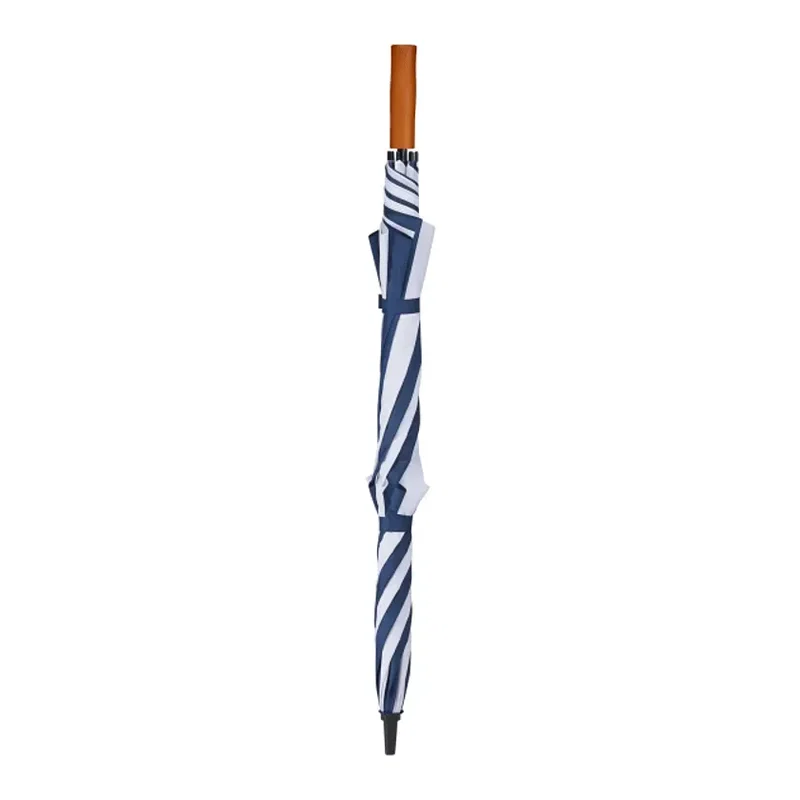 58" Recycled Golf Umbrella with Wooden Handle — view 5