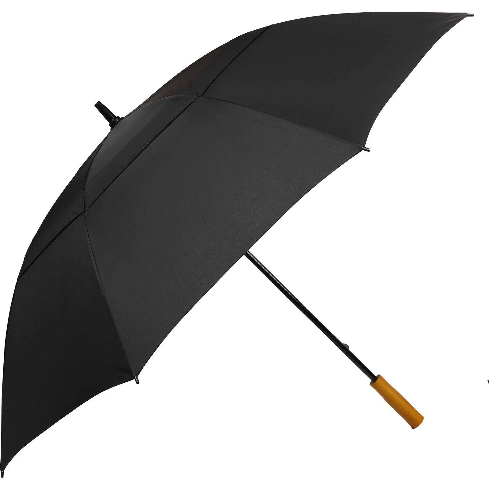 58" Recycled Golf Umbrella with Wooden Handle — view 52