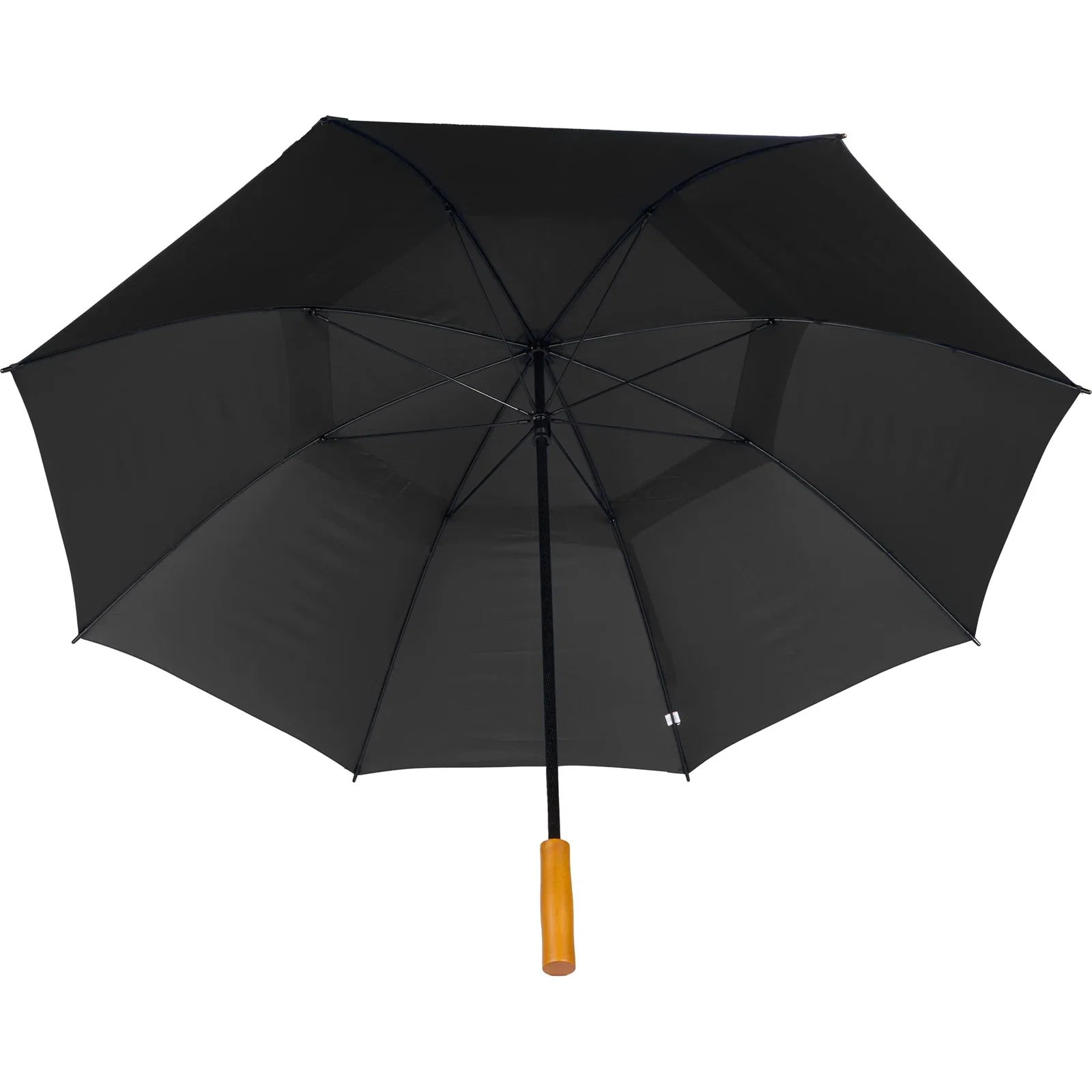58" Recycled Golf Umbrella with Wooden Handle — view 56