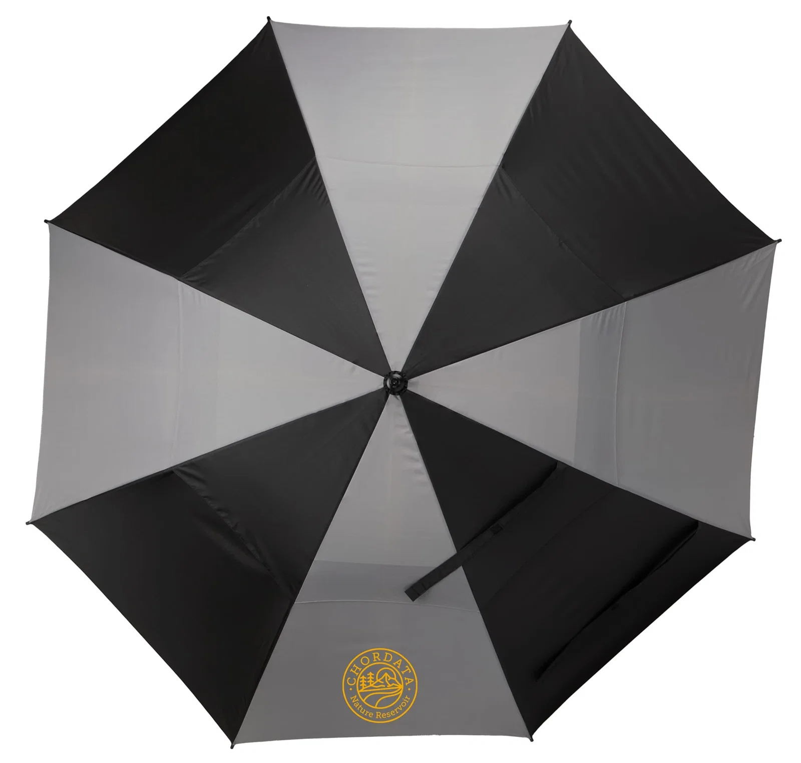 58" Recycled Golf Umbrella with Wooden Handle — view 62