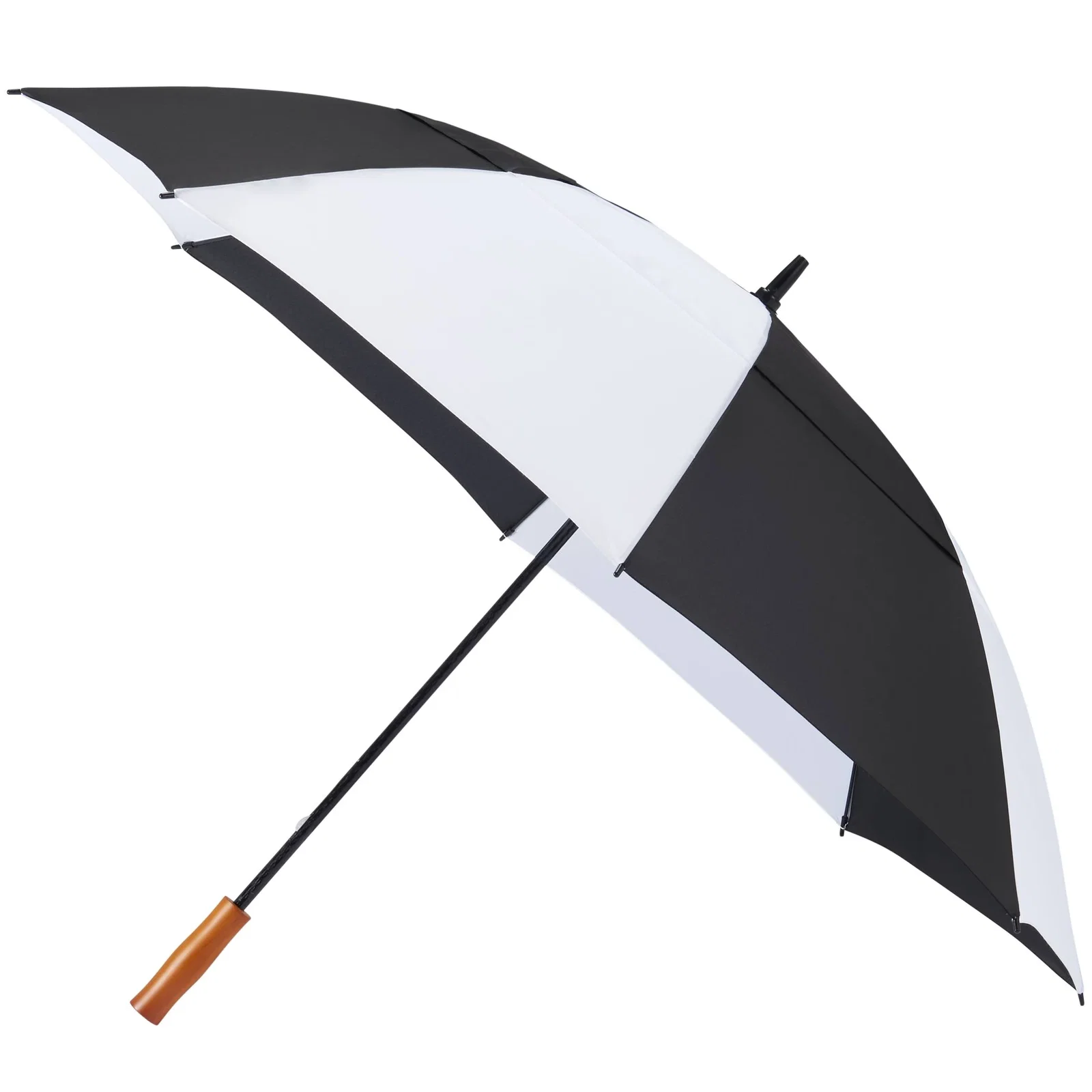 58" Recycled Golf Umbrella with Wooden Handle — view 68