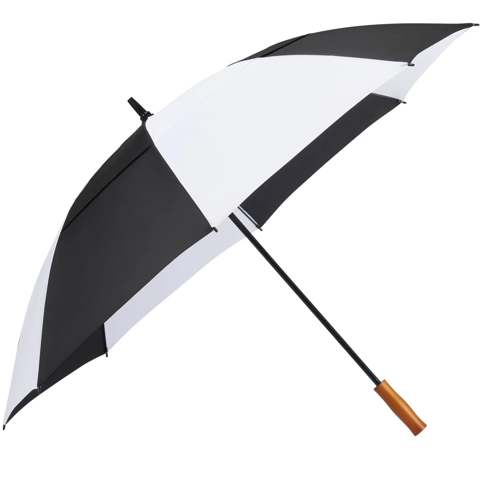 58" Recycled Golf Umbrella with Wooden Handle — view 69