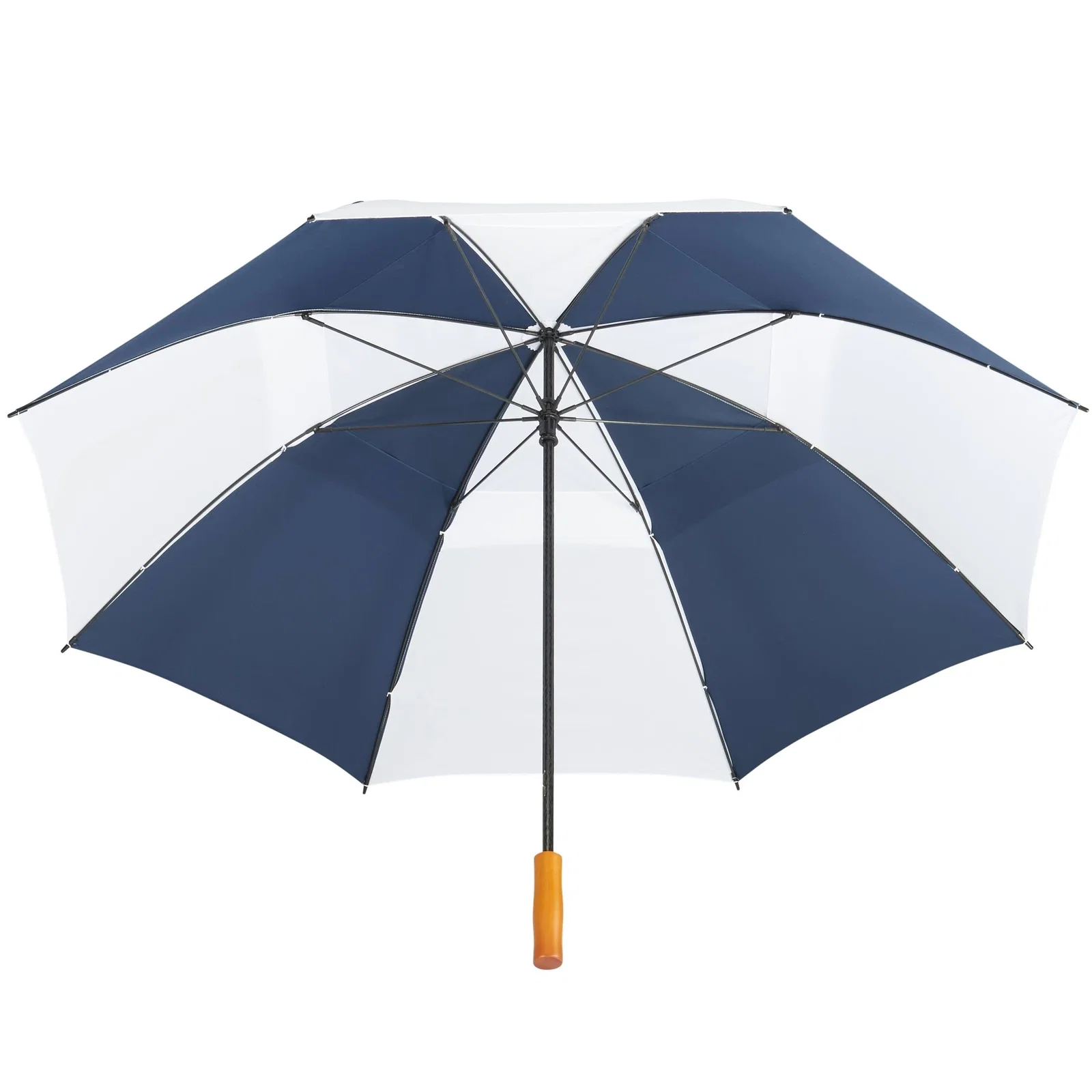 58" Recycled Golf Umbrella with Wooden Handle — view 86
