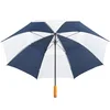 58" Recycled Golf Umbrella with Wooden Handle in NYW