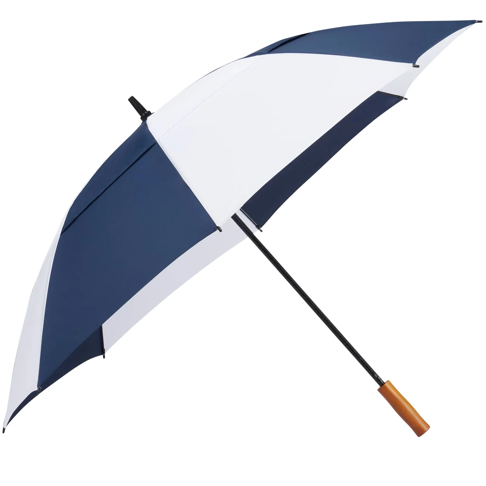 58" Recycled Golf Umbrella with Wooden Handle — view 91