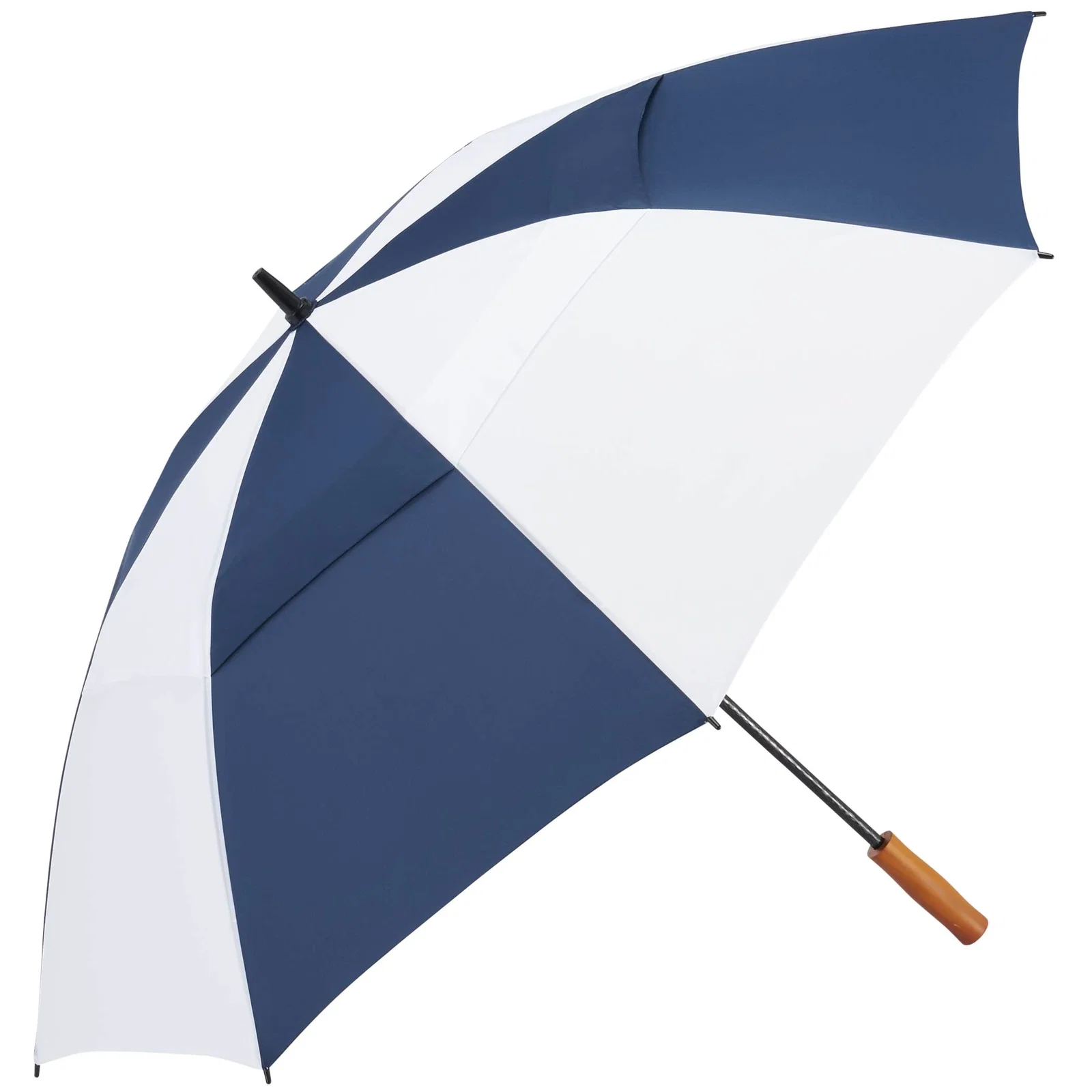 58" Recycled Golf Umbrella with Wooden Handle — view 92