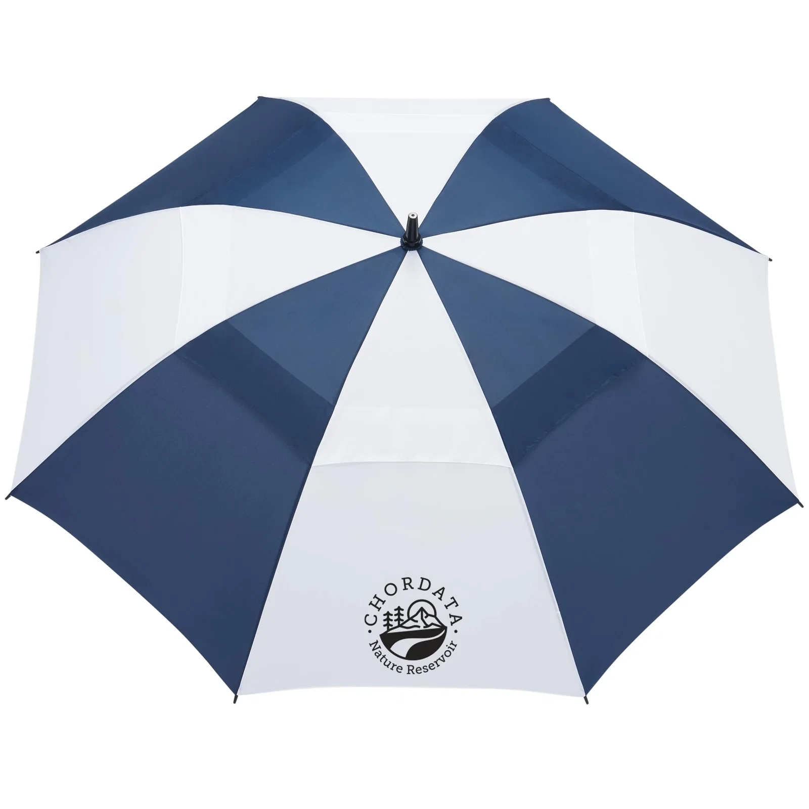 58" Recycled Golf Umbrella with Wooden Handle — view 98
