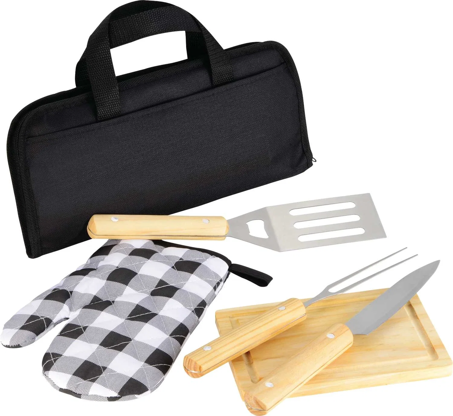 Custom BBQ Set with Carrying Case (5 Piece) — view 6