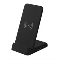 5W Wireless Charging Station with Light-Up Logo — view 2