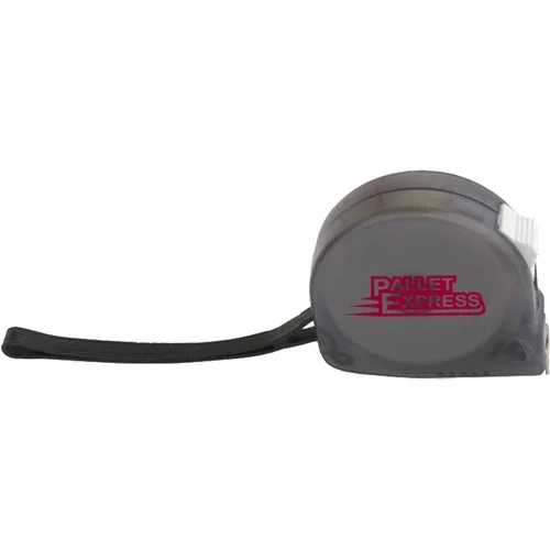 6-1/2-foot metal tape measure with lock, belt clip and wrist strap, inch and metric
