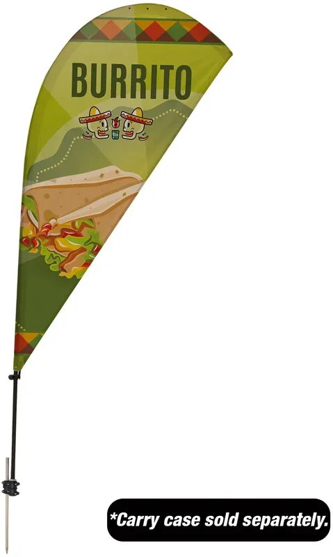 6.5' Value Teardrop Sail Sign Kit (Single-Sided with Value Spike) — view 4