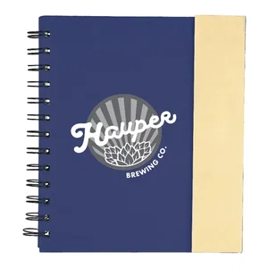 Customizable FSC® Mix Lock-It Spiral Notebook with Pen (6.5" x 7")