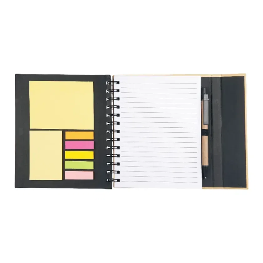 Customizable FSC® Mix Lock-It Spiral Notebook with Pen (6.5" x 7") — view 4