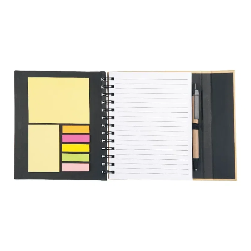 Customizable FSC® Mix Lock-It Spiral Notebook with Pen (6.5" x 7") — view 4